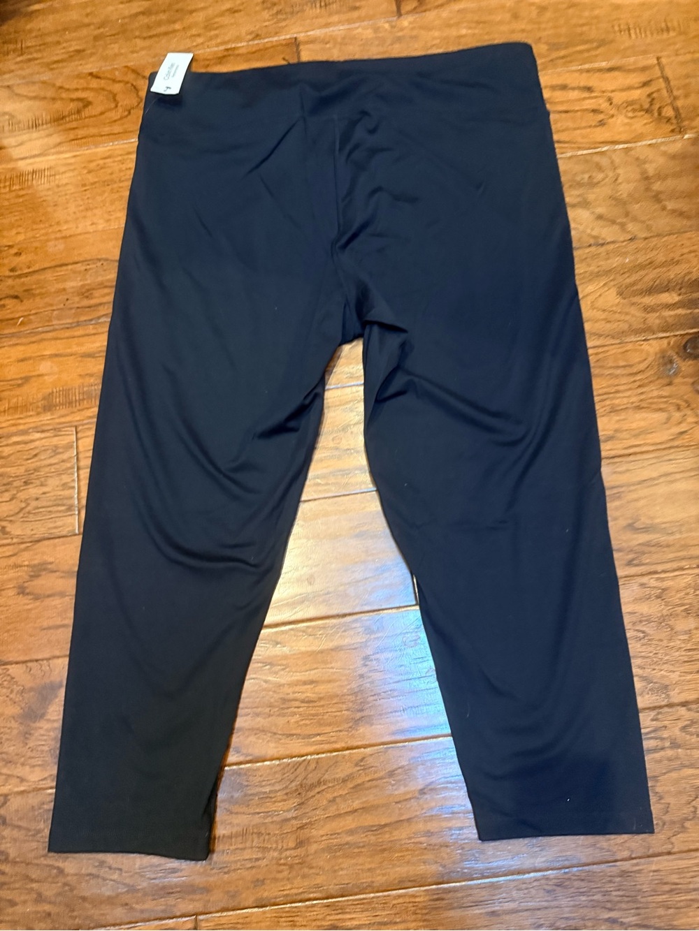 NWT Calvin Klein Performance 3X Black Cropped Leggings Stretch Moisture Wicking - Picture 10 of 13